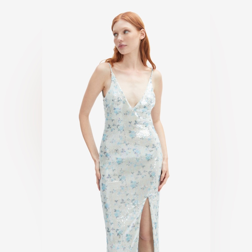 Bardot Lois Sequin Floral Column Dress